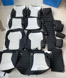 Custom Fit Car Accessories Seat Covers Full Set Middle High quality material for Land Rover Range Rover Sport Discovery