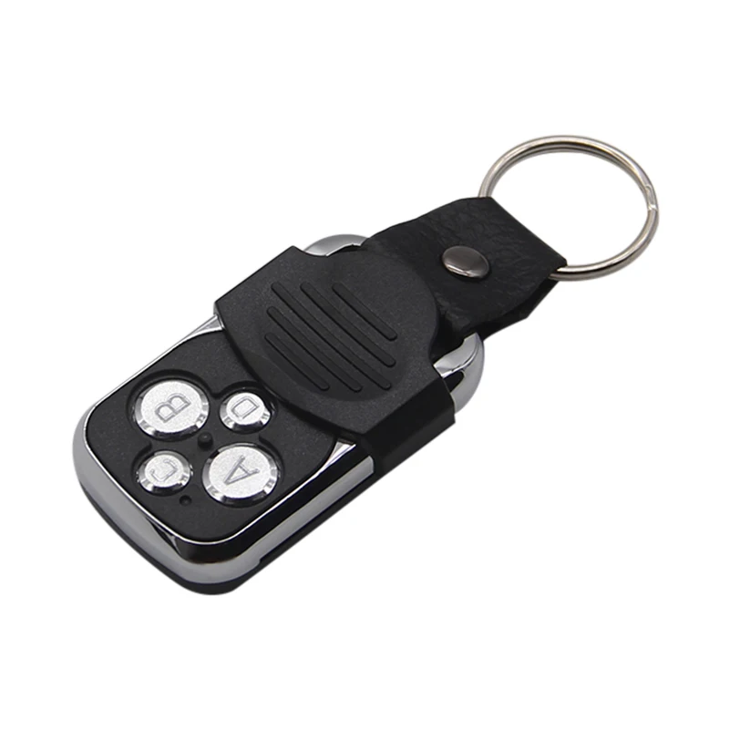 Salinan Duplikator Remote Control Universal 433Mhz untuk TOP 433MHZ Kunci Gerbang Pintu Garasi 4 Tombol Logam Slider Remote Salinan Kulit