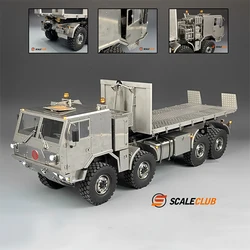 SCALECLUB 1/14 Ciężarówka wojskowa w całości z metalu 8x8 T815