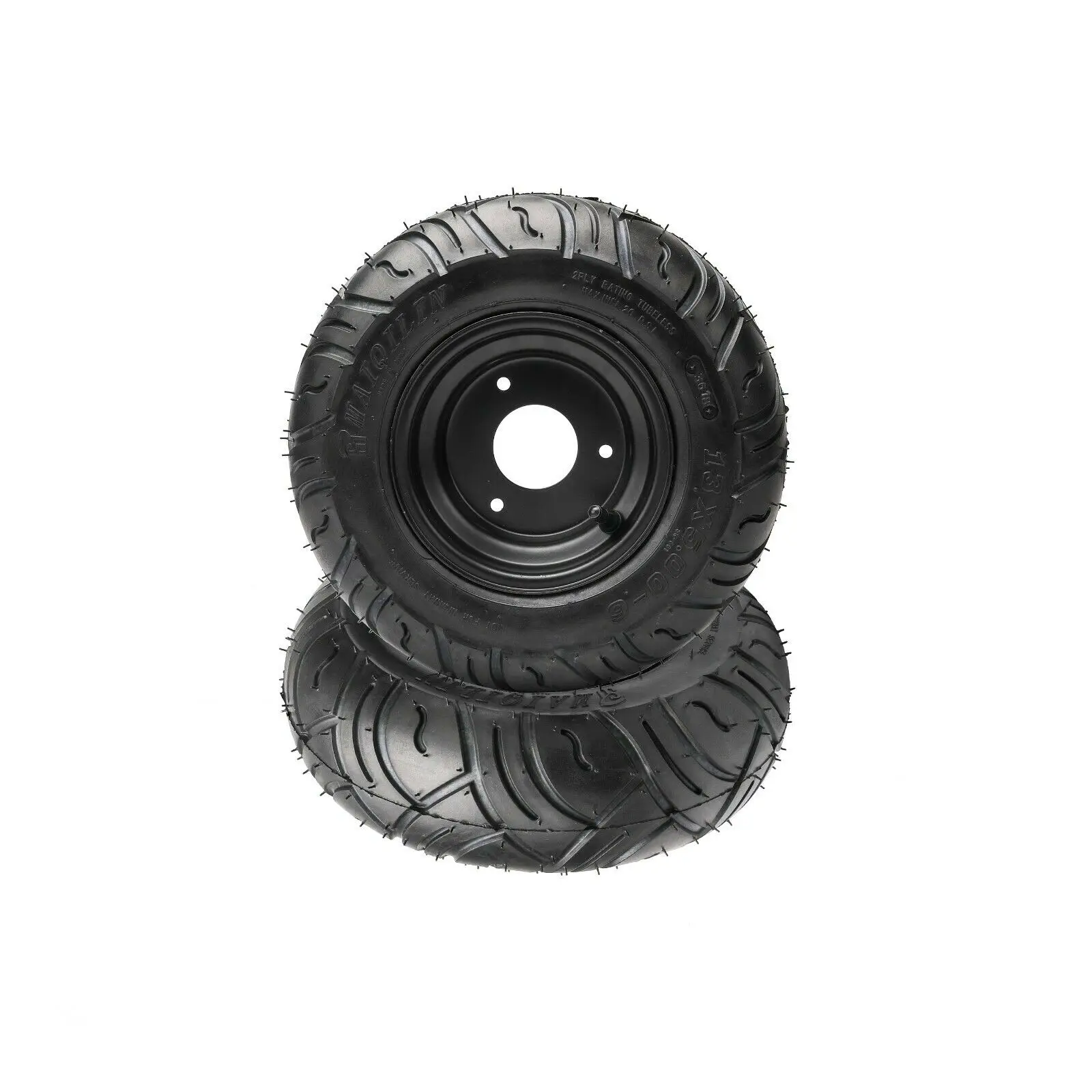 2Pcs 13x5.00-6 Front Rear Wheel Tyre Rim For ATV QUAD Bike Gokart Scooter Buggy Mower