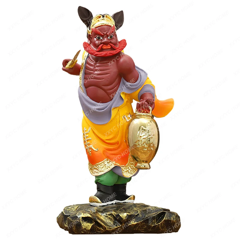 

Zhong Kui Statue of God Blessing Shengjun Door-God Military General Ghost Master Decoration Resin Buddha Statue Zhong Tianshi