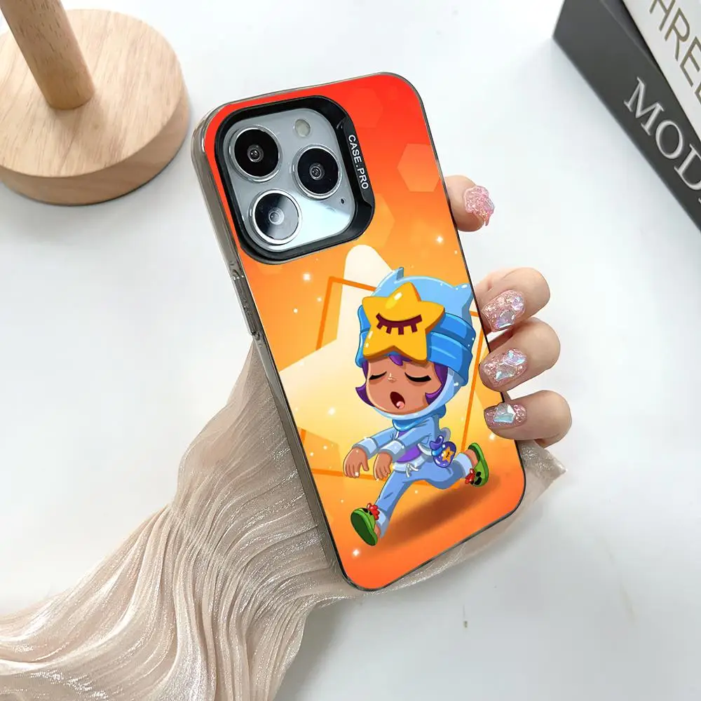 Cartoon Games Leons MINISO Mouse Pad Silver Popular In Korea Wholesale Case For IPhone 16 15 14 13 12 Pro XR Shockproof Color