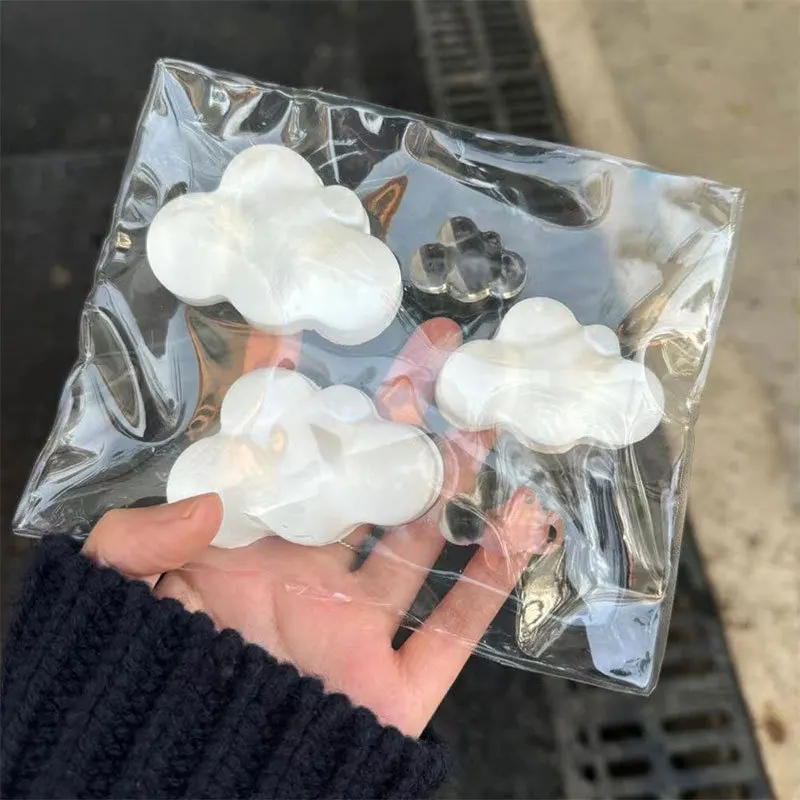 Lindos juguetes blandos de nubes, juguete para apretar brillante y suave, juguete antiestrés para relajarse las manos, regalos de Navidad, juguetes antiansiedad