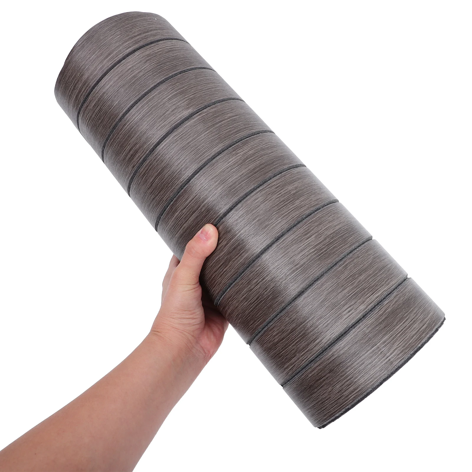 

3D Wall Slat Panels Dark Brown Peel Stick Self-Adhesive Waterproof Wallpaper Decorative Stickers Kitchen Bathroom Thickened