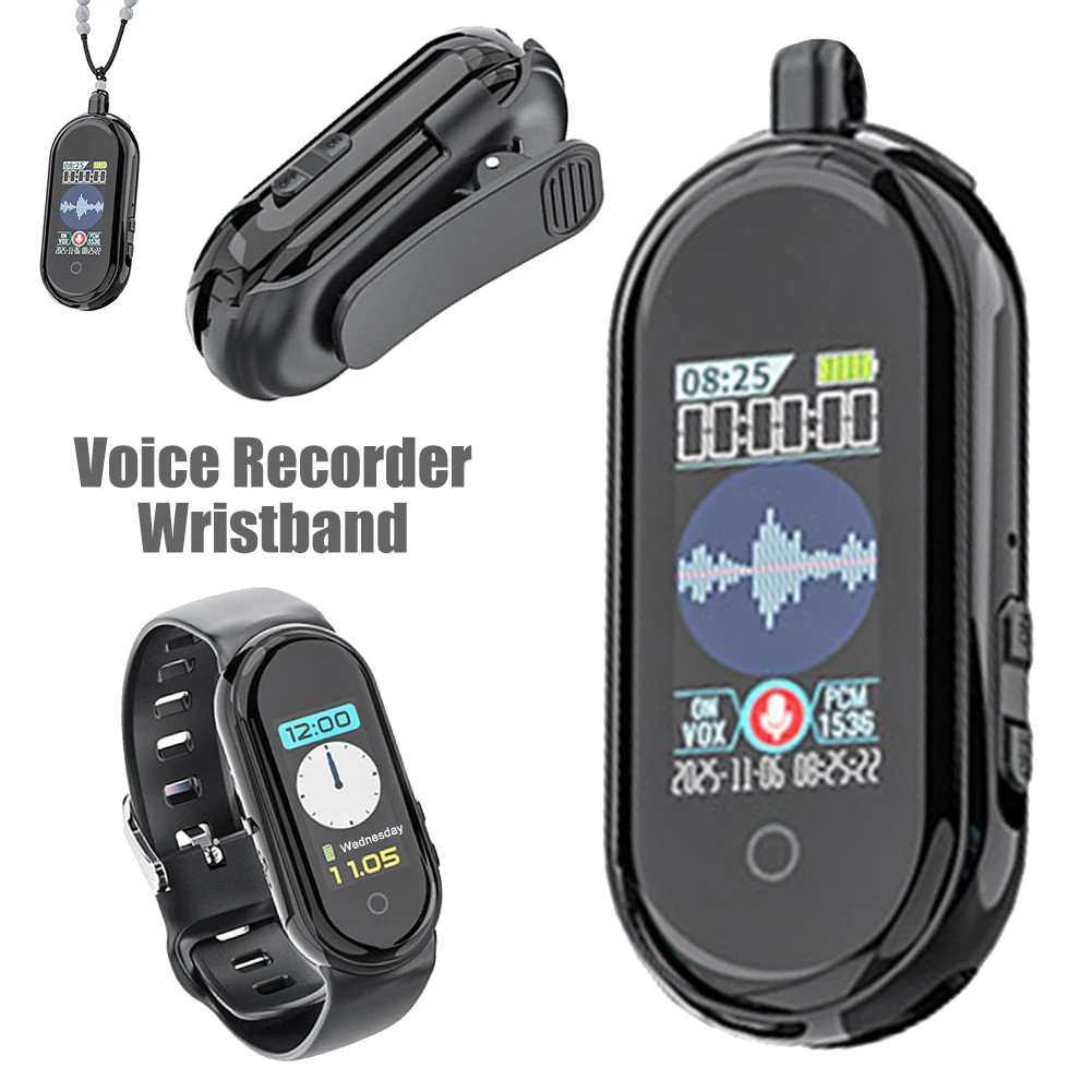AI Note Voice Recorder with Transcribe＆Summarize Noise Cancellation Technology 64GB Memory Audio Recorder for Meeting Class