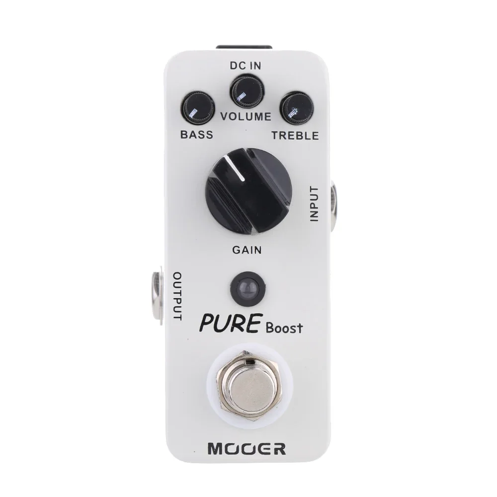 

Mooer MBT2 Pure Boost Guitar PartsMini Clean Boost Pedal True Bypass Metal Shell Guitar Effect Pedal