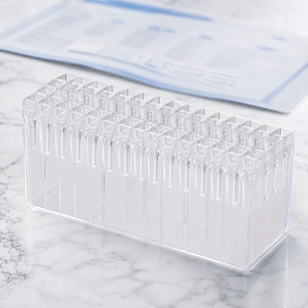 ABS Needle Head Container Portable Transparent Needle Storage Case Large Capacity Quick-Change Breeding Syringe Box