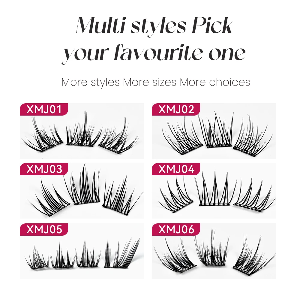 Yelix 10 Reihen Kleberfreie DIY Falsche Wimpern Selbstklebende Cluster-Wimpern im koreanischen Manga-Stil, geteilte Wimpern, natürliche Wimpern – Detail 21