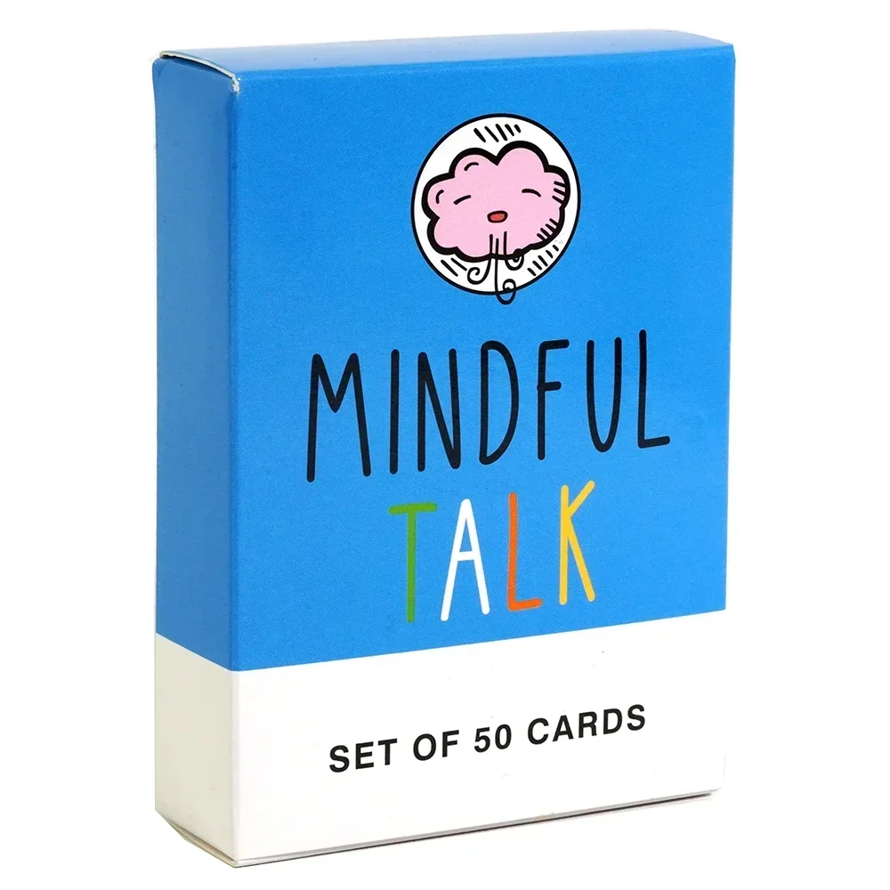 Mindfulness Talk Card Game The School of Mindfulness Mindfulness Game for Kids Mindful Talk Cards for Children and Parents