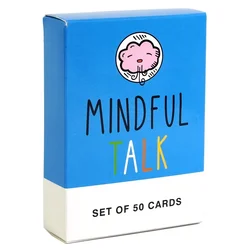 Mindfulness Talk Card Game The School of Mindfulness Mindfulness Game for Kids Mindful Talk Cards for Children and Parents