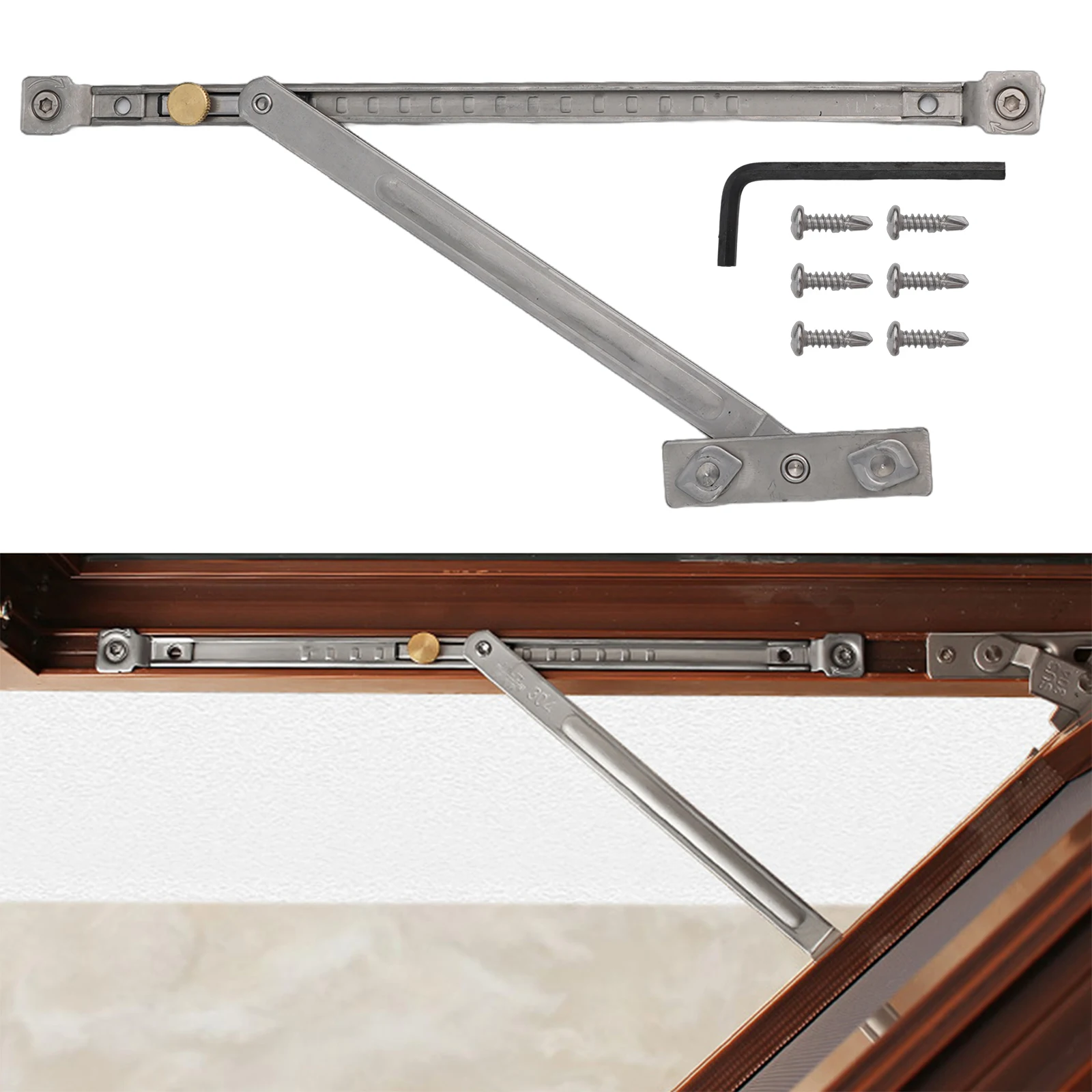 Child Safety Lock Restrictor for Sliding Doors Stainless Steel Design for Enhanced Security and Easy Installation