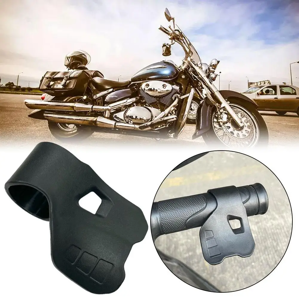 1pc Universal Silicone Motorcycle Throttle Grip Grip Cruise Control Handlebar Armrest Acceleration Locking Handle Cruise Grip