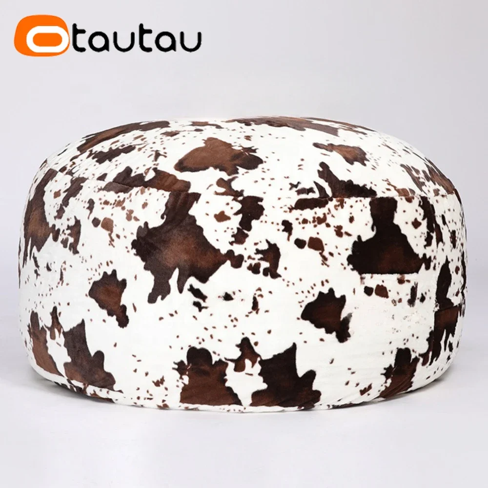 

OTAUTAU 5ft Gaint Faux Fur Bean Bag Cover DD163【No Filler Inside! You Need To Buy Filler By Yourself !】