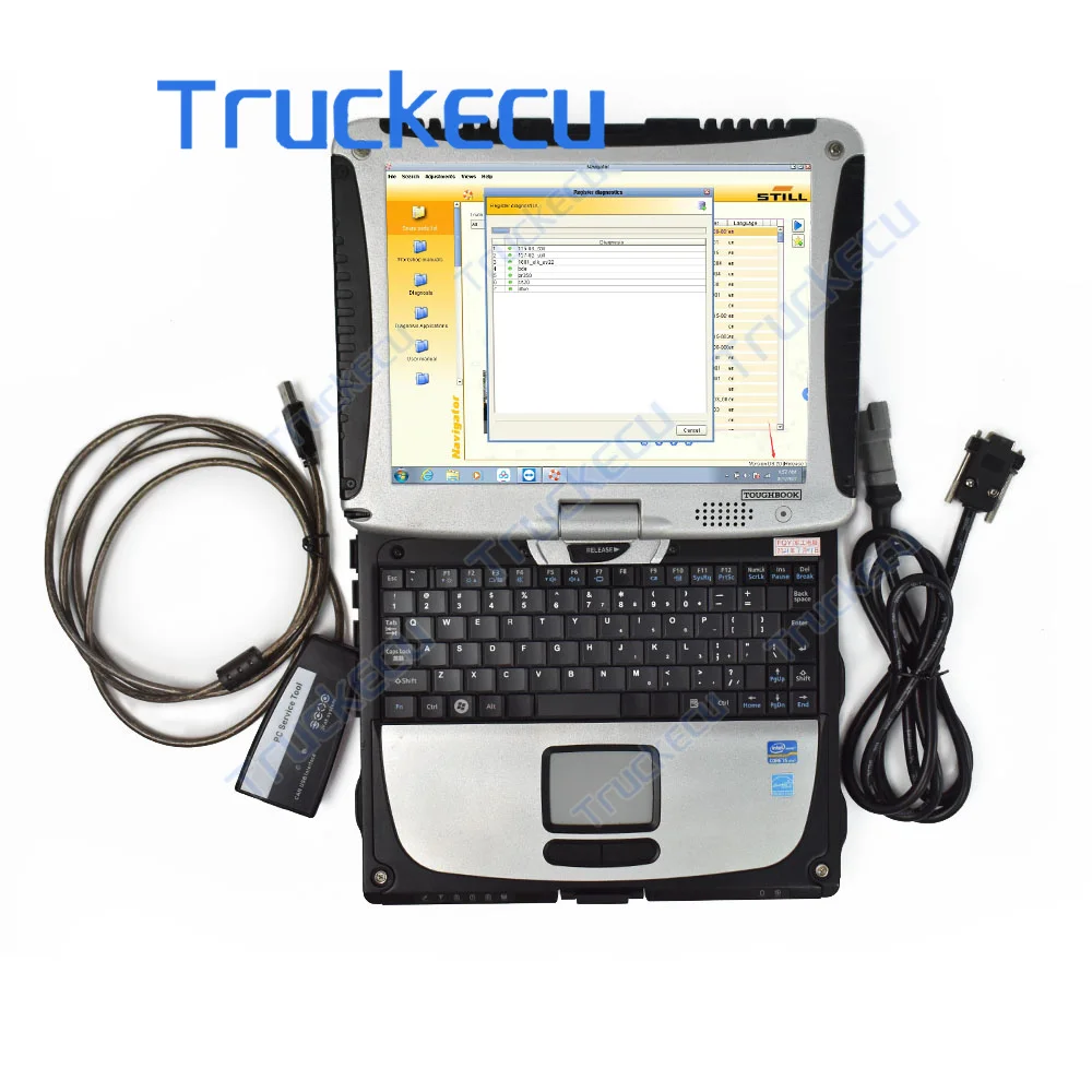 

For forklift hyster yale tool cf19 laptop diagnostic scanner yale hyster PC service auto diagnosis tool Ifak CAN USB Interface