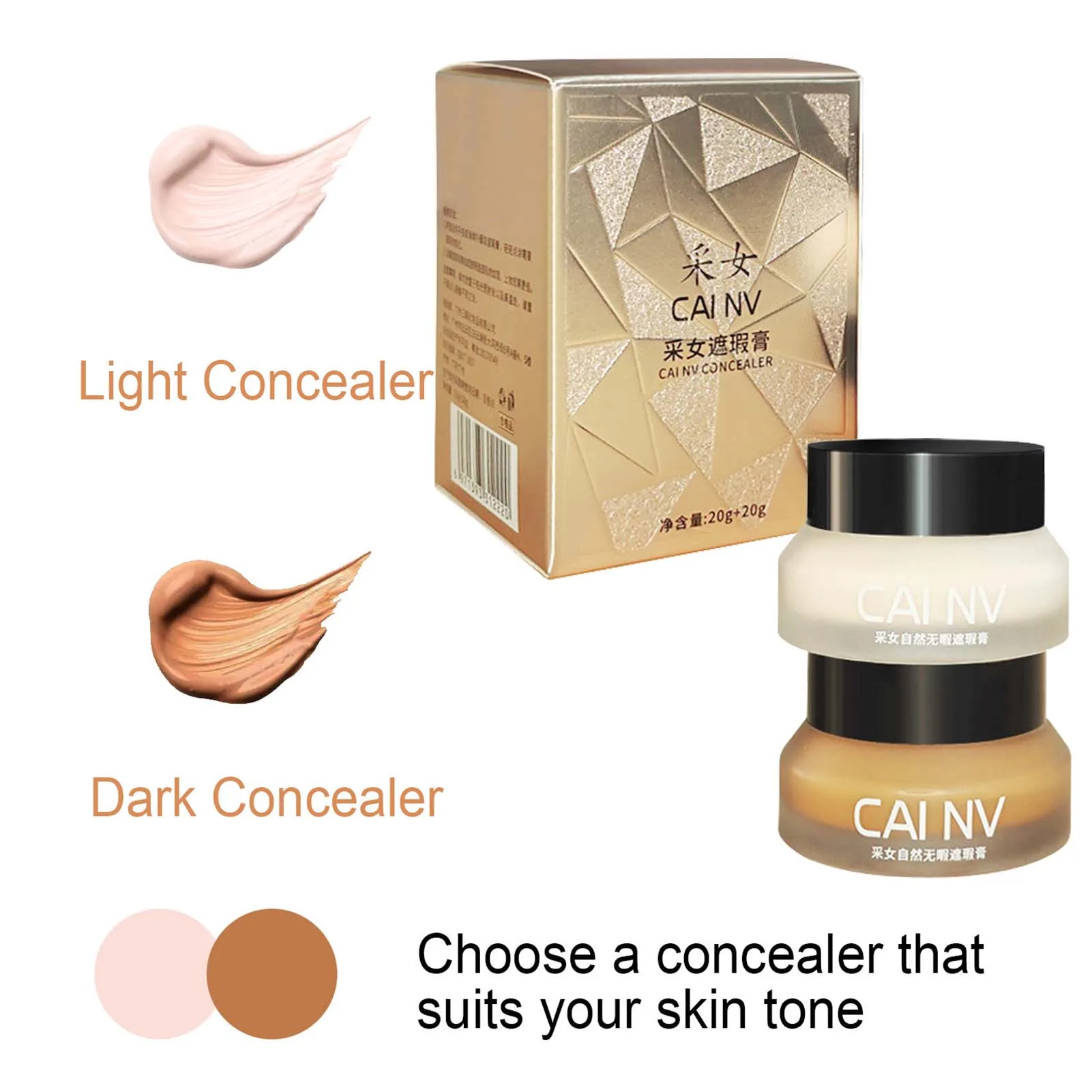 Tattoo Concealer 2Pcs Professional Concealer For Tattoos Tattoo Cover-Up Makeup Use On Body For Legs For Men And Women