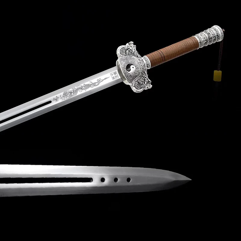 Home Decor, House Ornament,Bagua Jian Sword,  Chinese Sword Follow Out Steel Blade Real Steel,House Fengshui