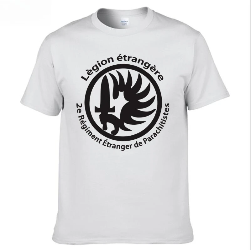 New French Foreign Legion Special Forces War Army Printed T-shirt Men Women Cotton T-shirt Men's T-shirts Summer Men's Clothing