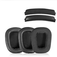 Almohadillas de repuesto de espuma para auriculares Logitech G633 G933, almohadillas para los oídos, cojines para auriculares para juegos Logitech G935 G933S