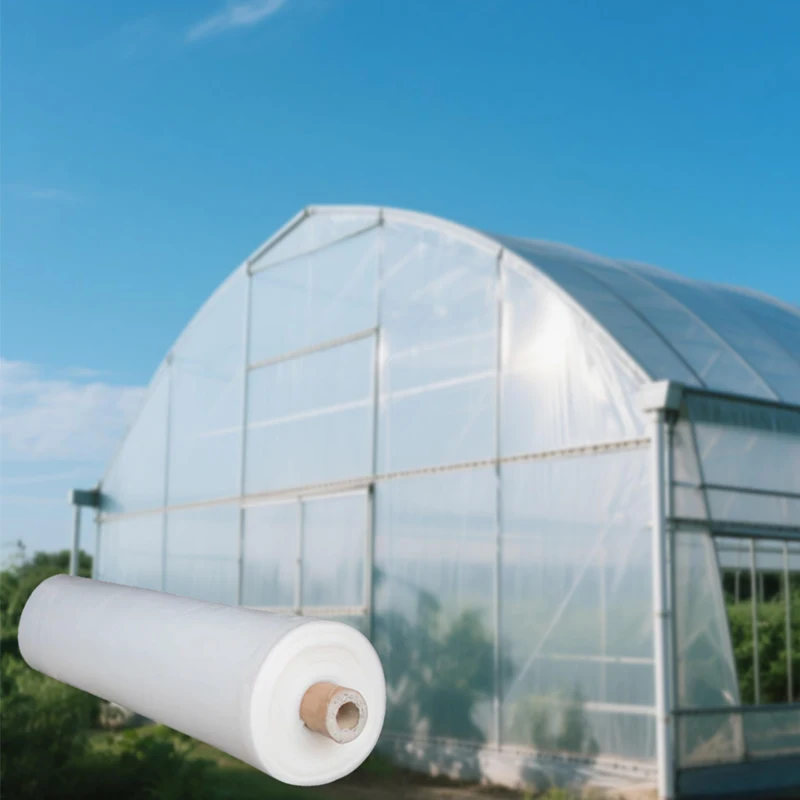 200 Micron PE Greenhouse Film UV Resistant Anti-Drip Double Layer Transparent Agricultural Plastic Cover for Tomato Shed