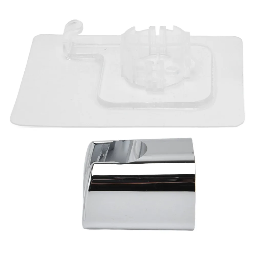 Adhesive Shower Head Bracket ABS Material Wall Mount Shower Head Holder Waterproof Wall Mount Bracket Shower Head Accessory