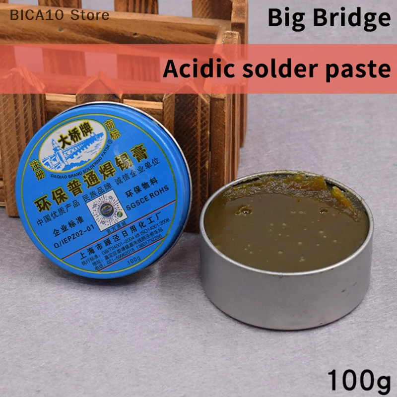 Solder Paste Blue Acidic Solder Paste Neutral Rosin Flux Repair And Welding Assistance Solder Cream