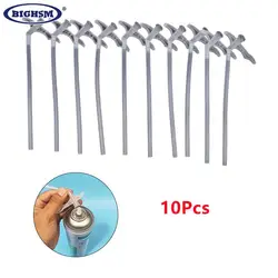10PCS Spray Foam Tubes Nozzle Gap Filling Insulating Foam Tube Replacement DIY Polyurethane Foam Glue Gun Connection Tube