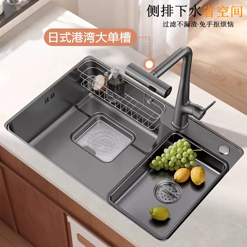 Stainless Steel Kitchen Sinks Thickened Surface Kitchen Sinks Resistance Resistance Home Improvement Lavelli Da Cucina ZY40SC