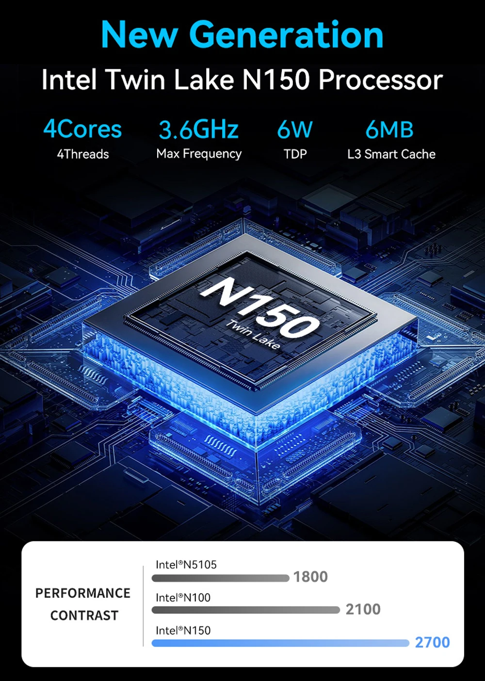 MOREFINE M10S كمبيوتر صغير N150 12GB LPDDR5 M.2 SSD Dual 2.5G LAN Windows 11 كمبيوتر مكتبي صغير للأعمال/المكتب 4K WiFi6 BT5.2