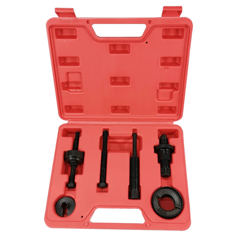 6Pcs Power Steering Pump Pulley Kit Puller Remover Installation Tool Set for GM Ford C2 C111 Car Repair Tool