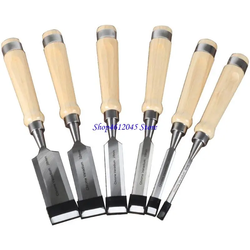 

L69A 6pcs Профессиональная лесная ручная ручная долота