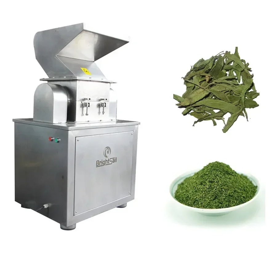 Herbal Leaf Coarse Grinder Milling Dry Rose Flower Tea Crusher Machine