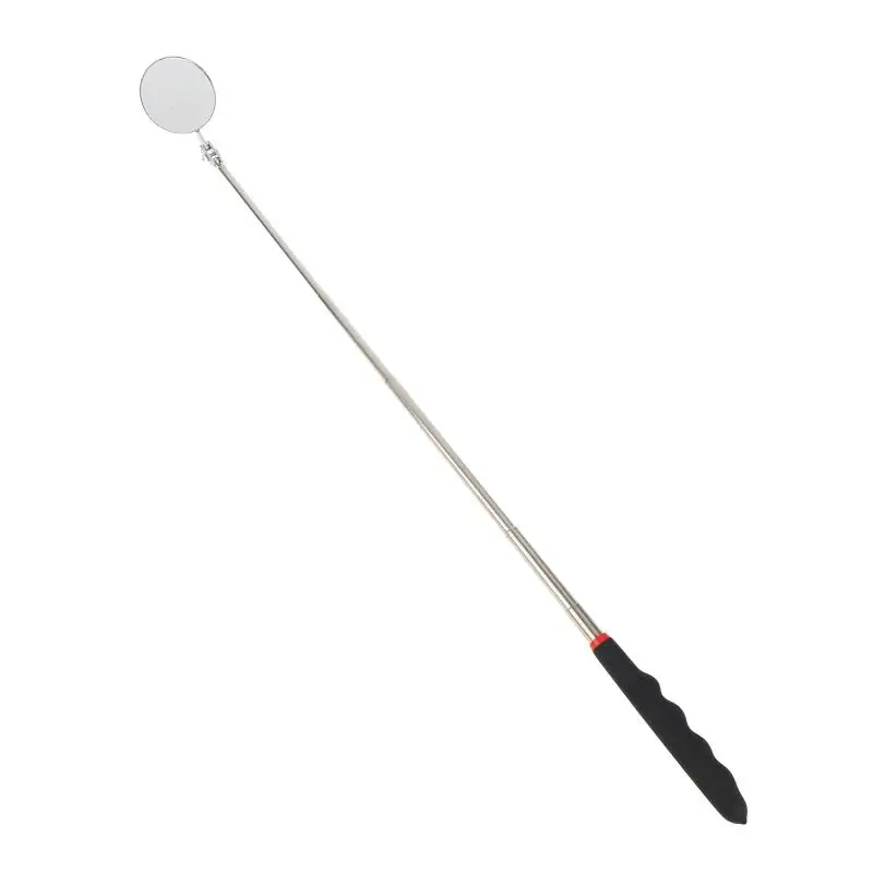 360° Rotatable Flexible Car Inspection Mirror Telescopic LED Light for Vehicle Repair Garage Mechanic Maintenance