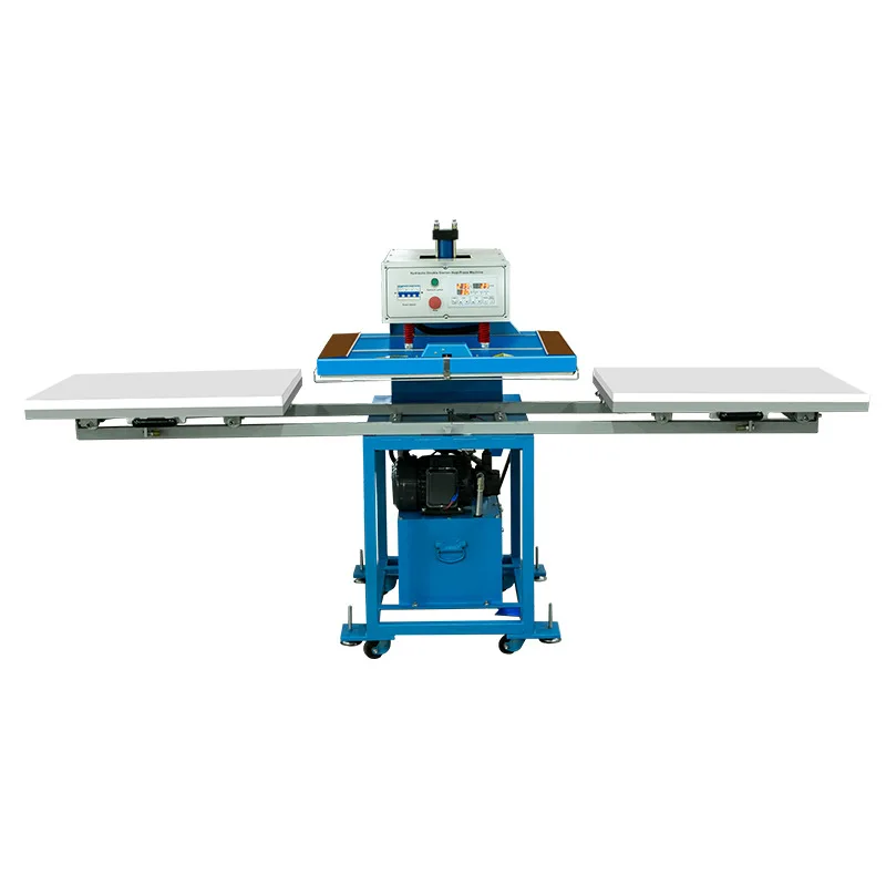 

Hydraulic double-station heat transfer machine 60 * 80 insole printing cutting piece fabric hot drilling hot map hot sublimation