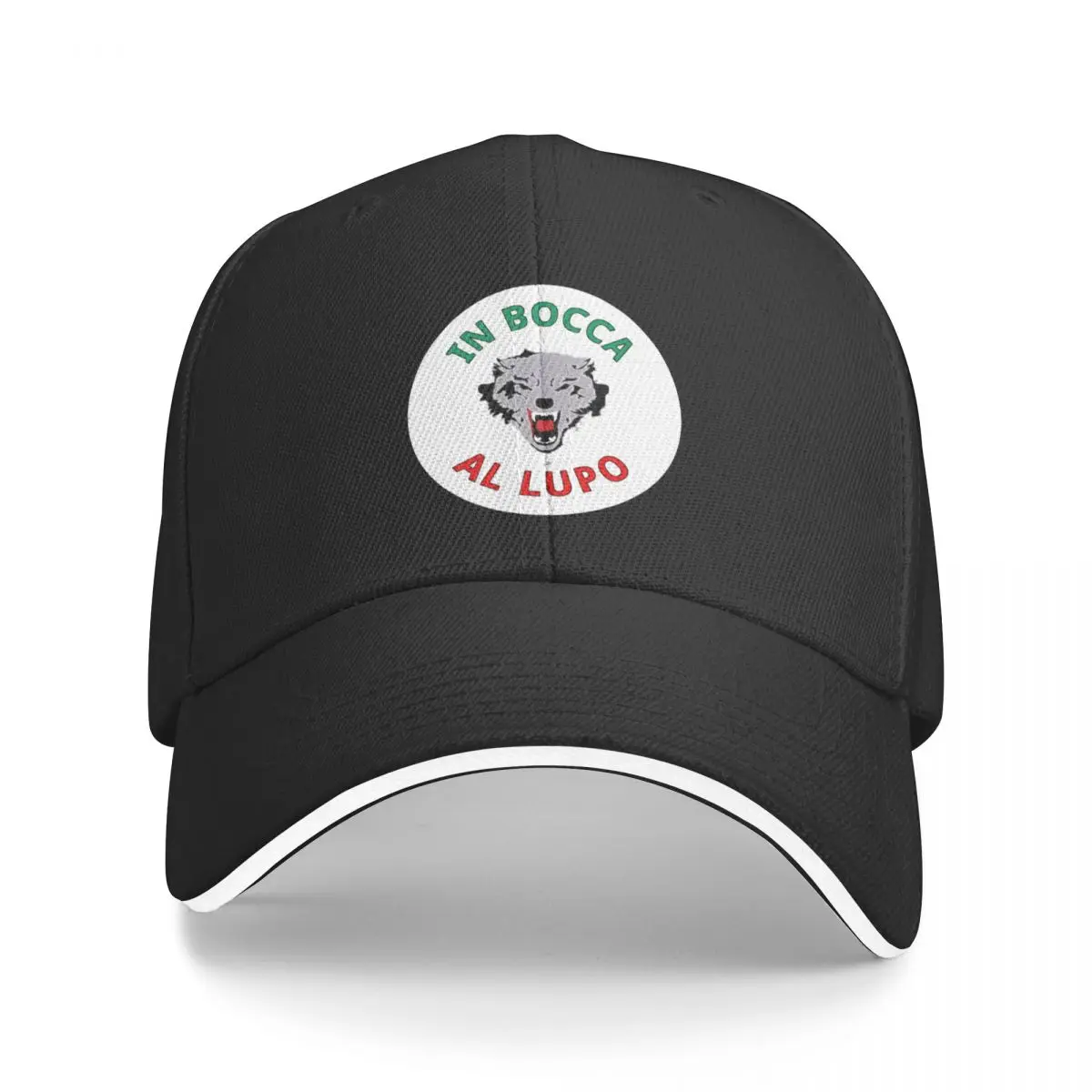 

In Bocca Al Lupo - Italian Good Luck Baseball Cap Golf Sun Hat For Children Women's Hats 2024 Men's