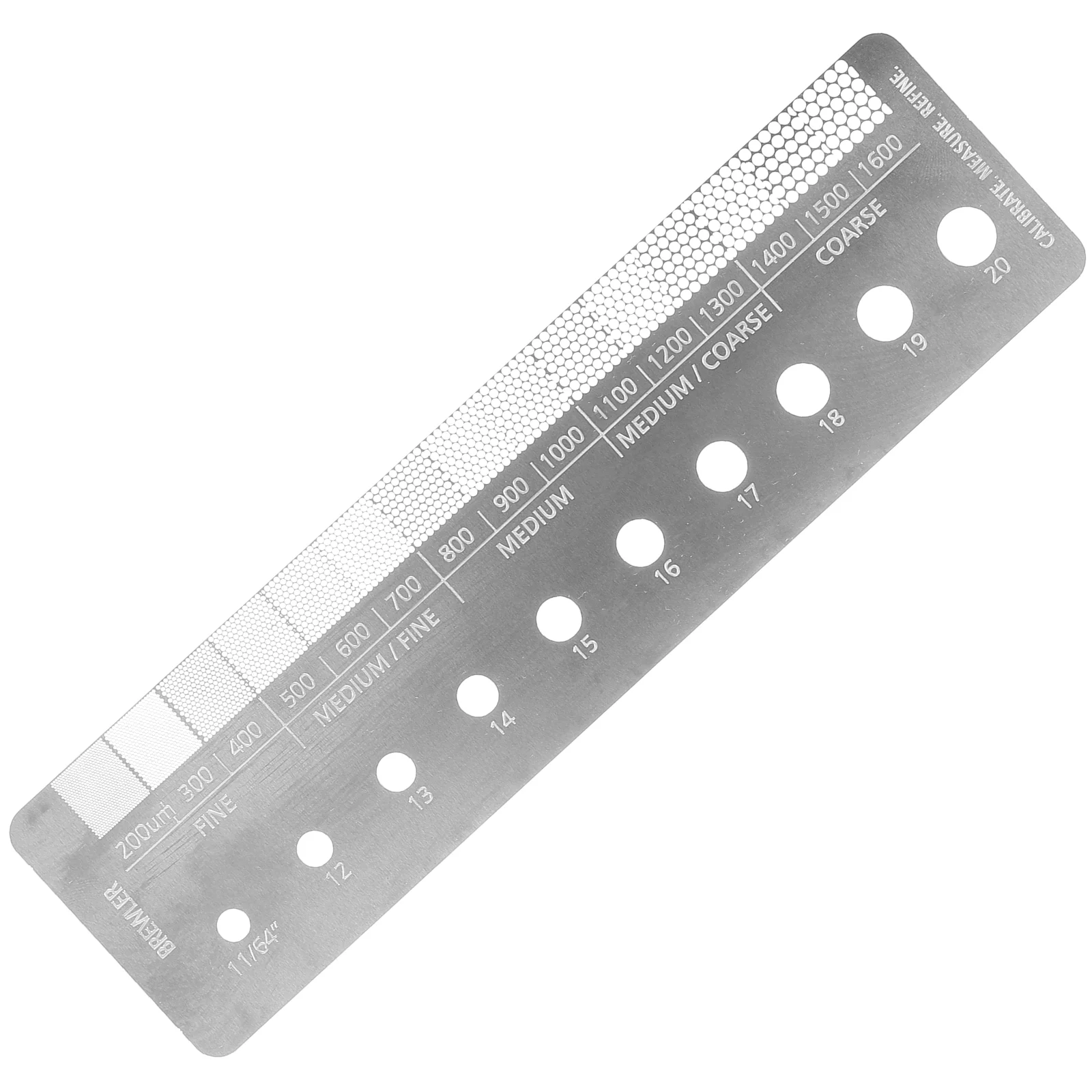 

Coffee Powder Measuring Ruler Tool For Grind Size Measure Grinding Supply Stainless Steel Precision Espresso