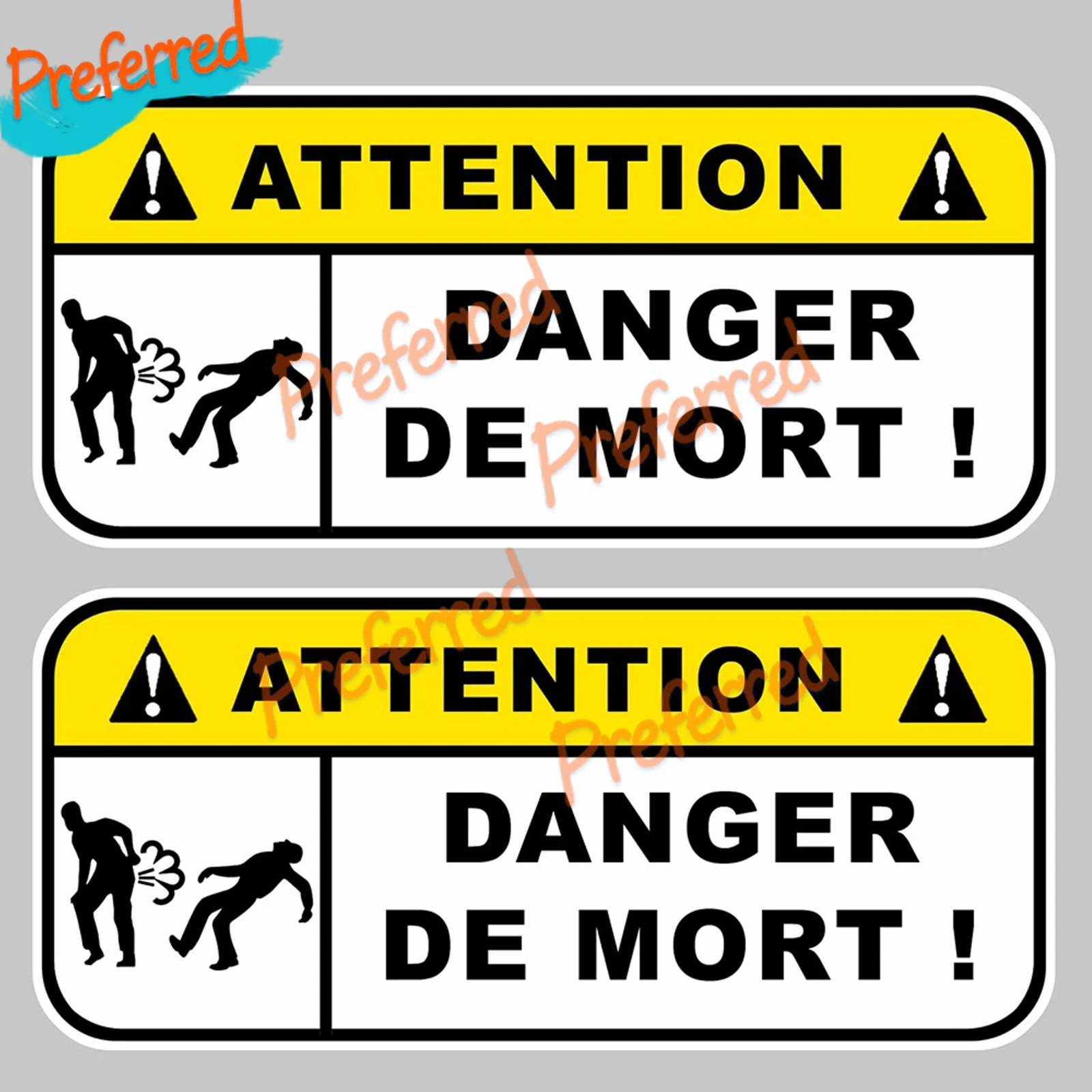 DEATH DANGER FUN BOOST JDM STICKER STICKER 12cmX5.5cm (2)