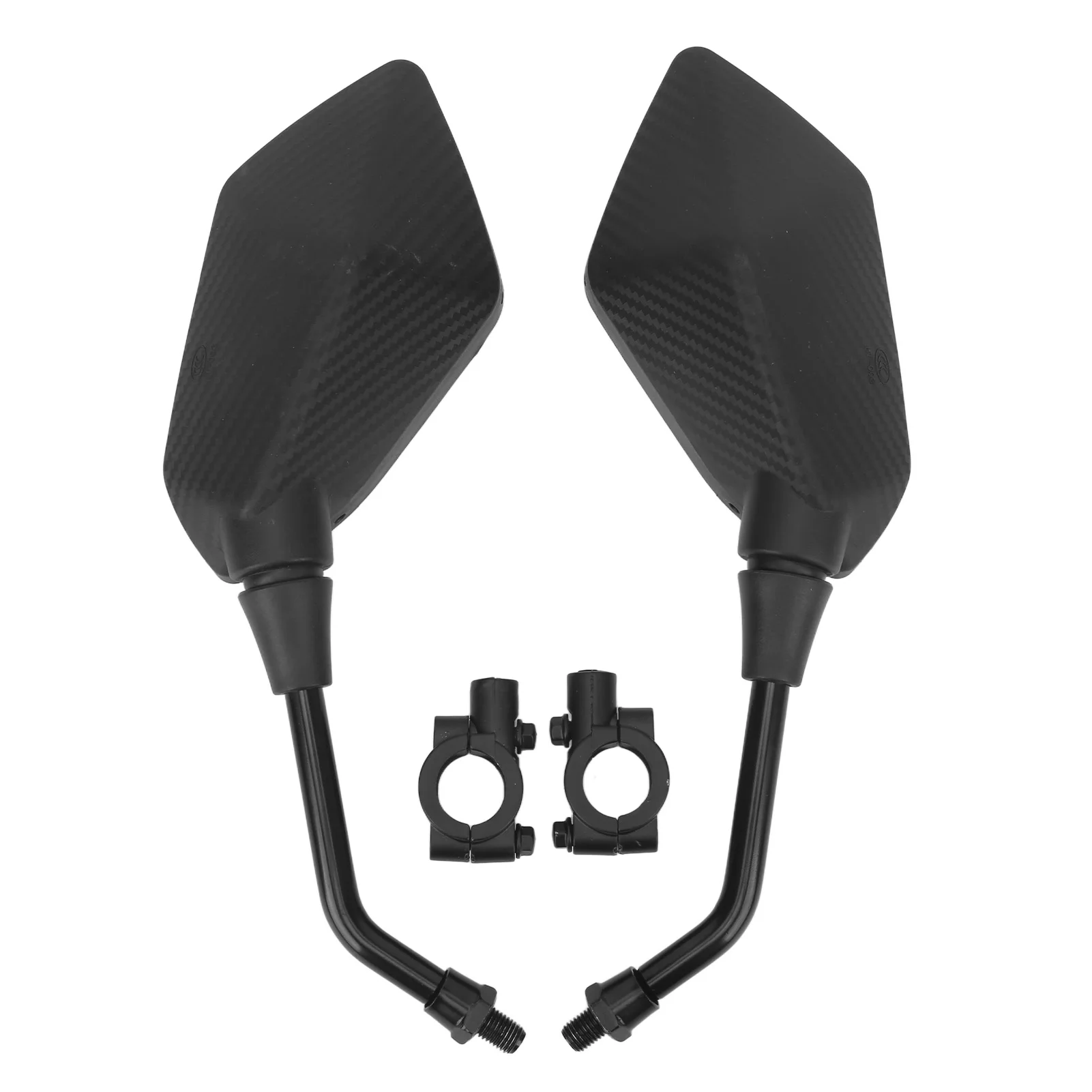 

Motorcycle Rearview Mirror Motorcycle Handlebar Mirror 22mm Carbon for Mountain Bike for Scooter