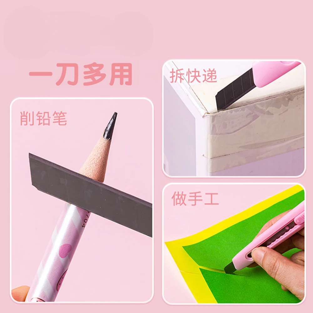 Kawaii sanrio kuromi Gebrauchs messer Anime Hallo Kitty meine Melodie Cartoon Kunst Schneiden Express Box Cutter Student Tool Spielzeug Geschenke