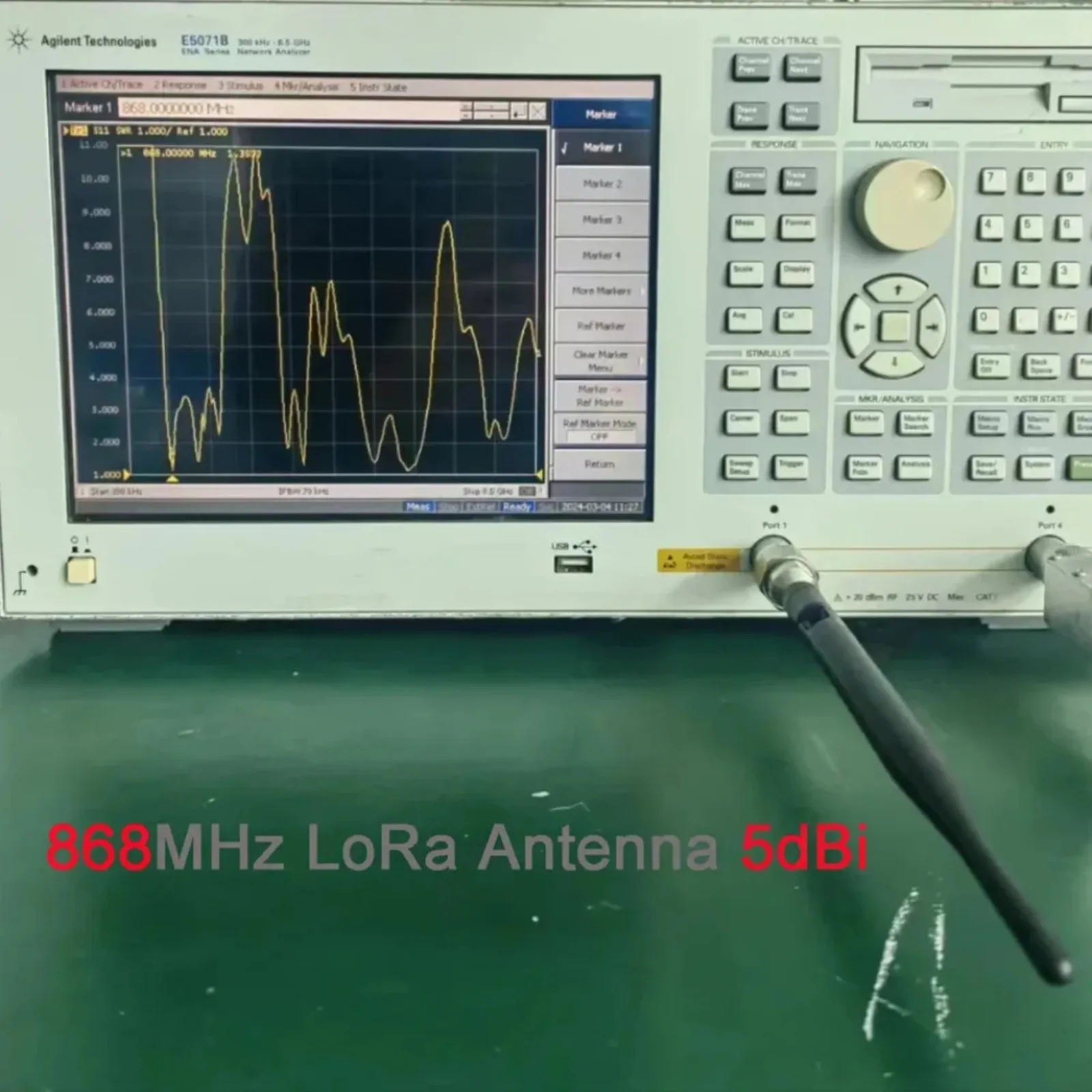 Antenna LoRa 868 MHz / 915 MHz 5DBi SMA maschio con cavo di prolunga IPEX omnidirezionale per Meshtastic LoRa 32 V3 LoRaWAN 4 pezzi
