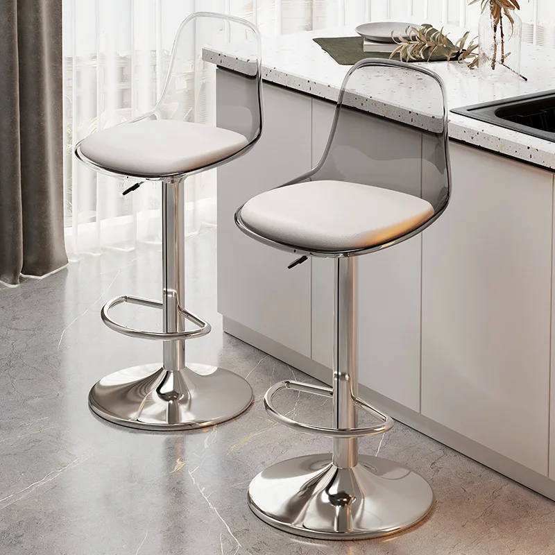 

Прозрачные скандинавские барные стулья, регулируемый ресторан, дизайнерские современные барные стулья, пляжный отдых, Cadeira, уникальная мебель