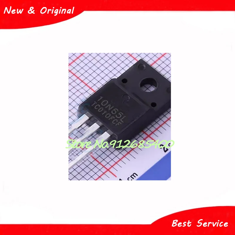 Novo e original 10N65L-TF1-T TO-220F, em estoque, 10 pcs por lote