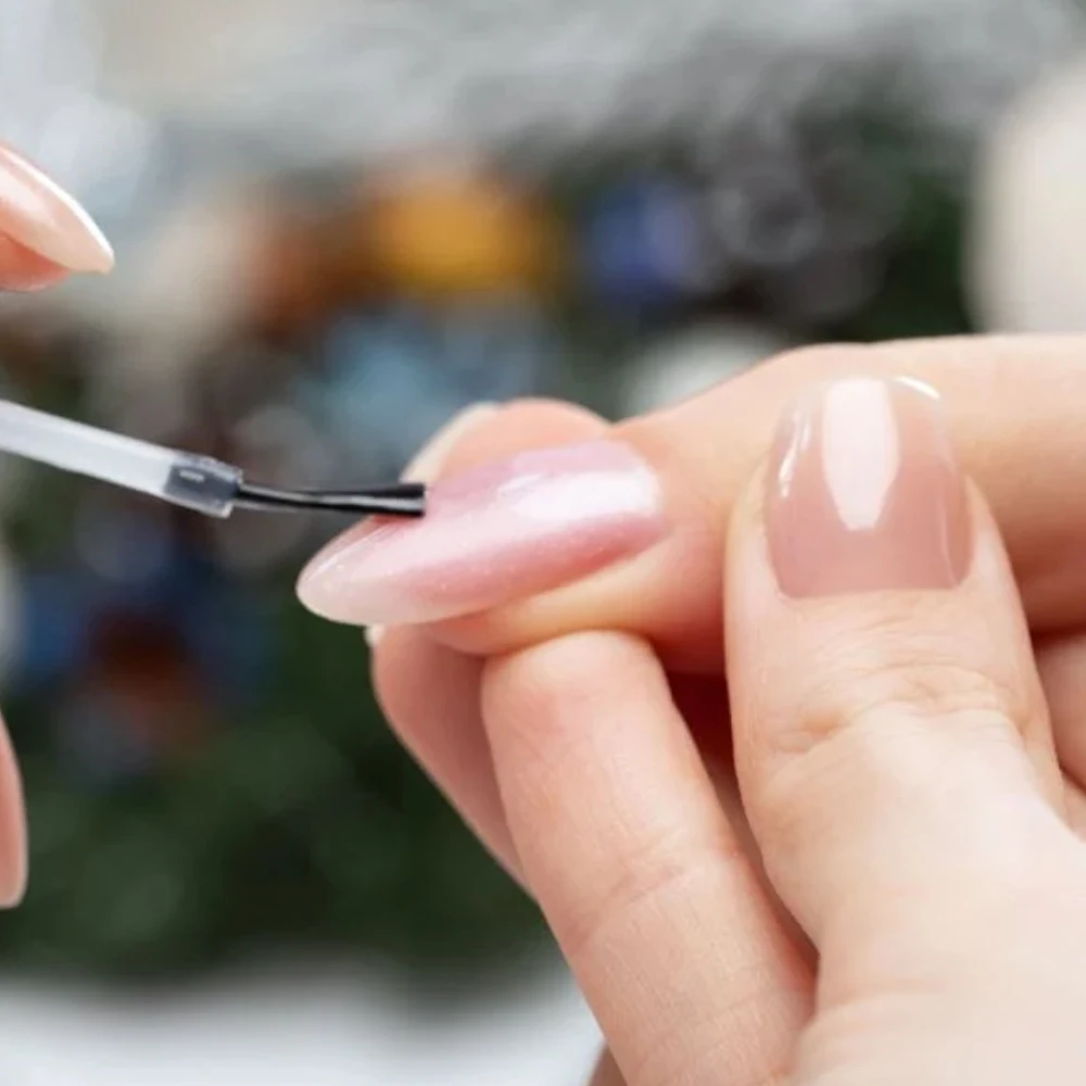 Tinovo Uno-endurecedor de uñas transparente, mantenimiento más fortalecedor de uñas Normal, brillo de desgaste largo, acabado de laca Regular para uñas dañadas