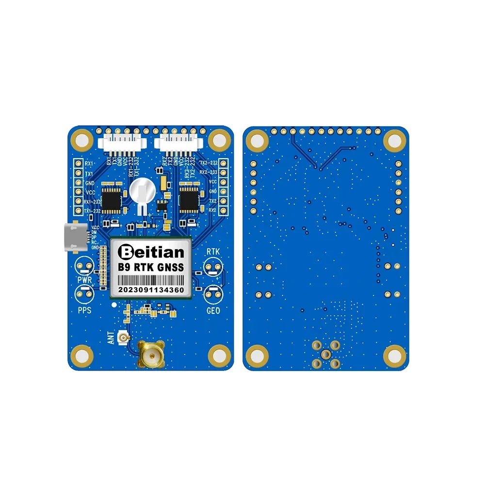 In stock Beitian ZED-F9P Module RTK High-precision Centimeter-level GNSS Board Card Beidou GPS Differential BT-F9PK1