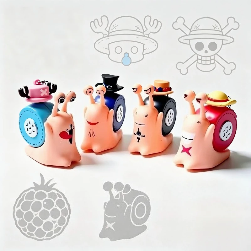 Luffy Ace One Piece Voice Recorder Keychain Cute Figure Gift Toy