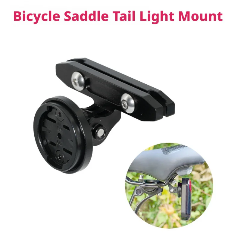For Bicycle Saddle Tail Light Mount, Compatible with Garmin Magene Magicshine iGPSport Smart Rear Light Radar Light