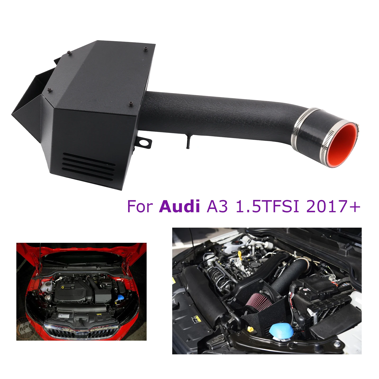 

Heat Shield Cold Air Intake Kit for 2017+ VAG EA211 1.5TSI EVO Engine For Audi VW Golf MK7 For Skoda Seat Leon Intakes System