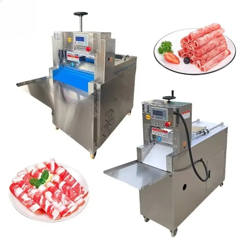 

Fully automatic tool cutting mutton cutting rolling frozen meat beef slicer