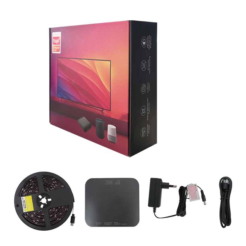 STTL 4K 60HZ 100 Inch TV Sync Ambilight LED Strip Light Kit HDMI 2.0 Box RGBIC 16 Million Color 7m Backlight With APP Control