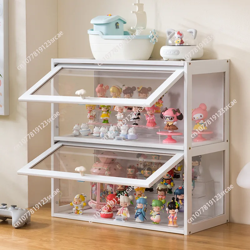Figure Display Cabinet Transparent Household Millet Storage Secondary Pain Cabinet Ornament Display Stand