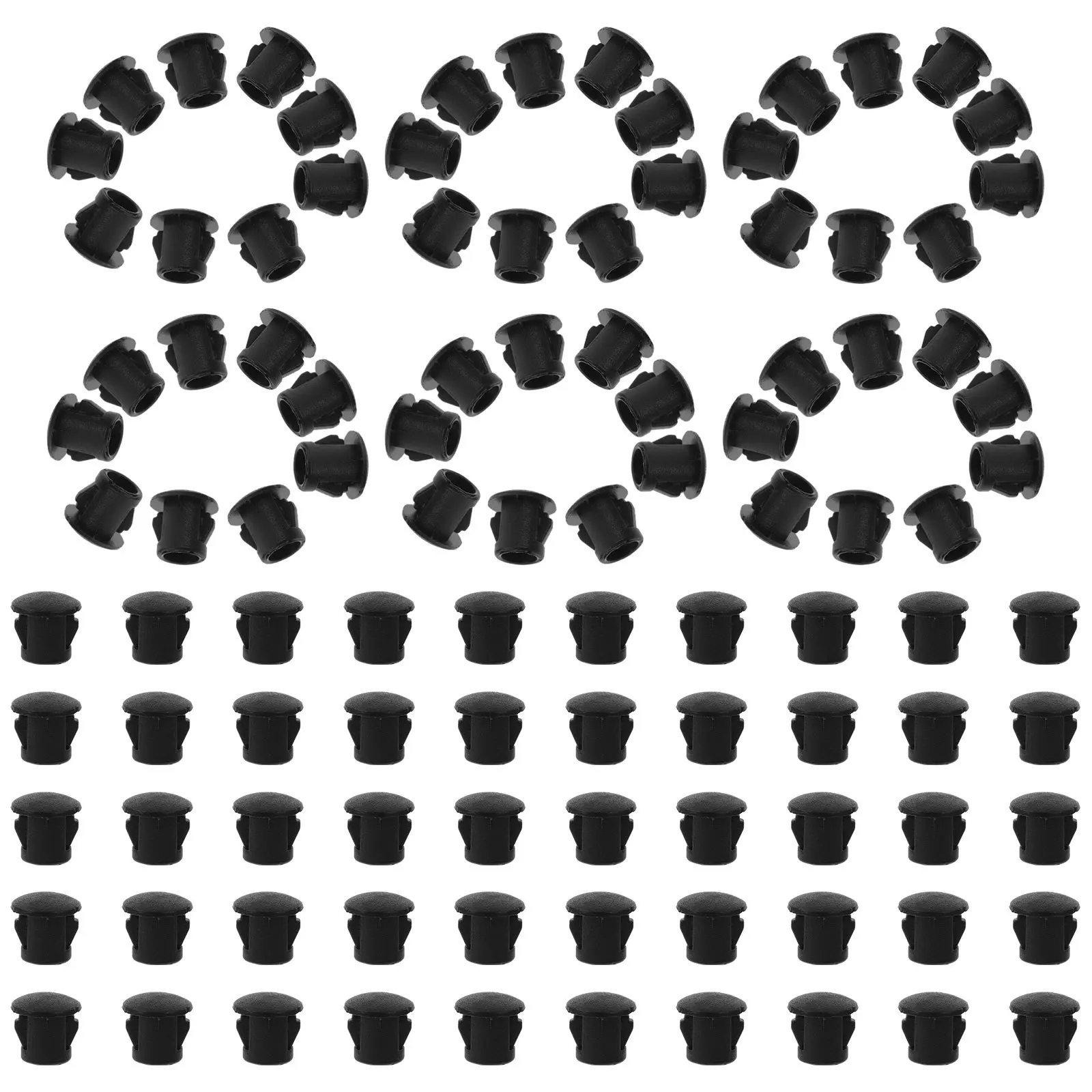 

1000Pcs Plastic Hole Plugs Snap Design Furniture Screw Hole Caps Plastic Furniture Protection Plugs Tubing Plug